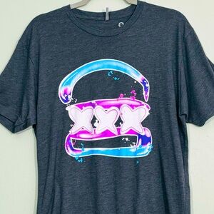 *Trans Pride hamburger heather gray tee M